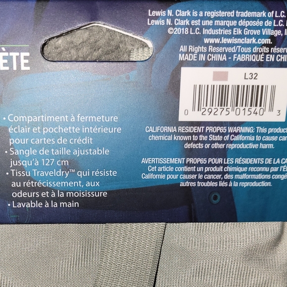 Lewis N Clark Traveldry Waist Stash Bag New - Picture 9 of 9